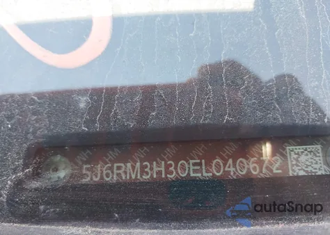 2014 Honda Cr-V Lx из США, поврежденный, VIN 5J6RM3H30EL04067